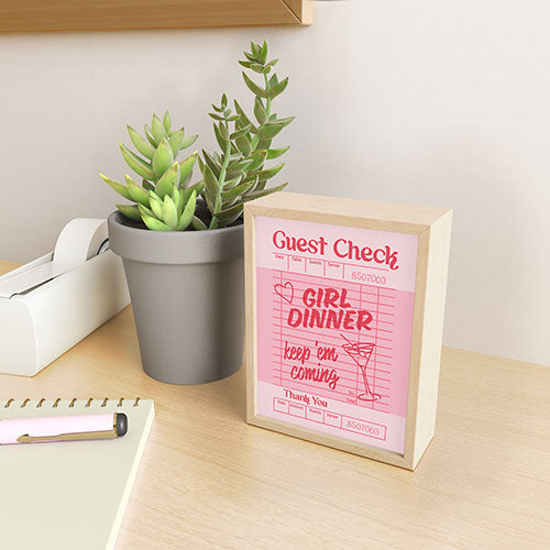 Heather Dutton Guest Check Keep Em Coming Framed Mini Art Print