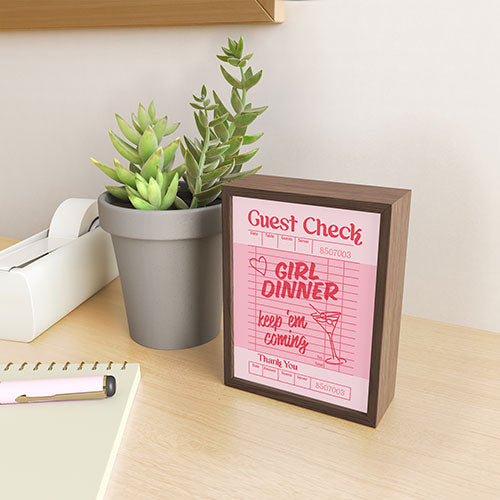 Heather Dutton Guest Check Keep Em Coming Framed Mini Art Print