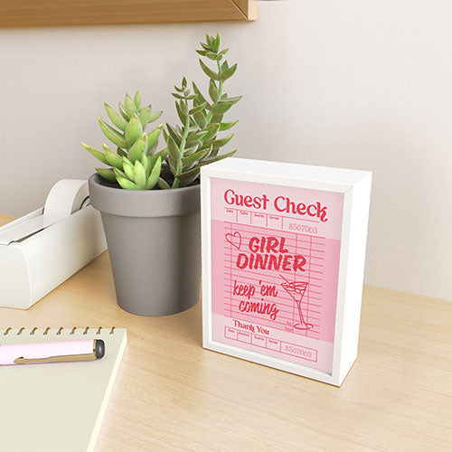 Heather Dutton Guest Check Keep Em Coming Framed Mini Art Print