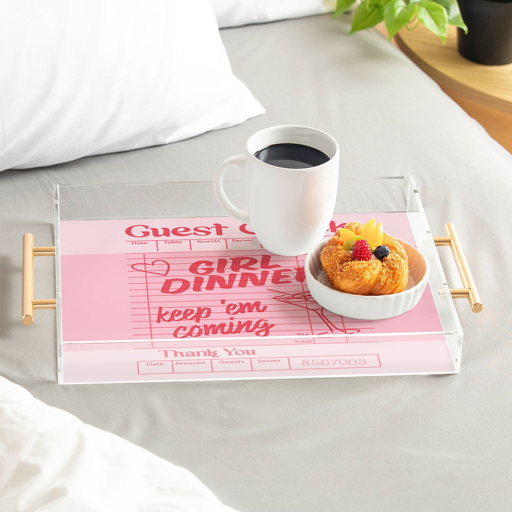 Heather Dutton Guest Check Keep Em Coming Acrylic Tray