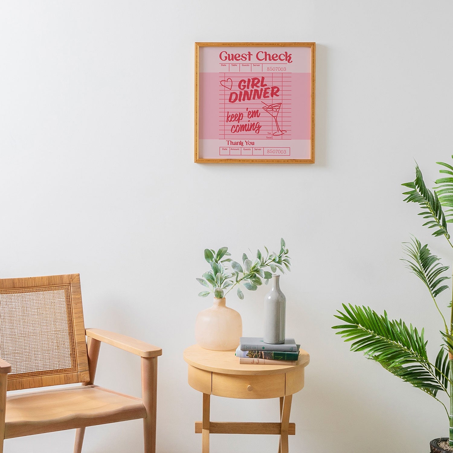 Heather Dutton Guest Check Keep Em Coming Framed Wall Art