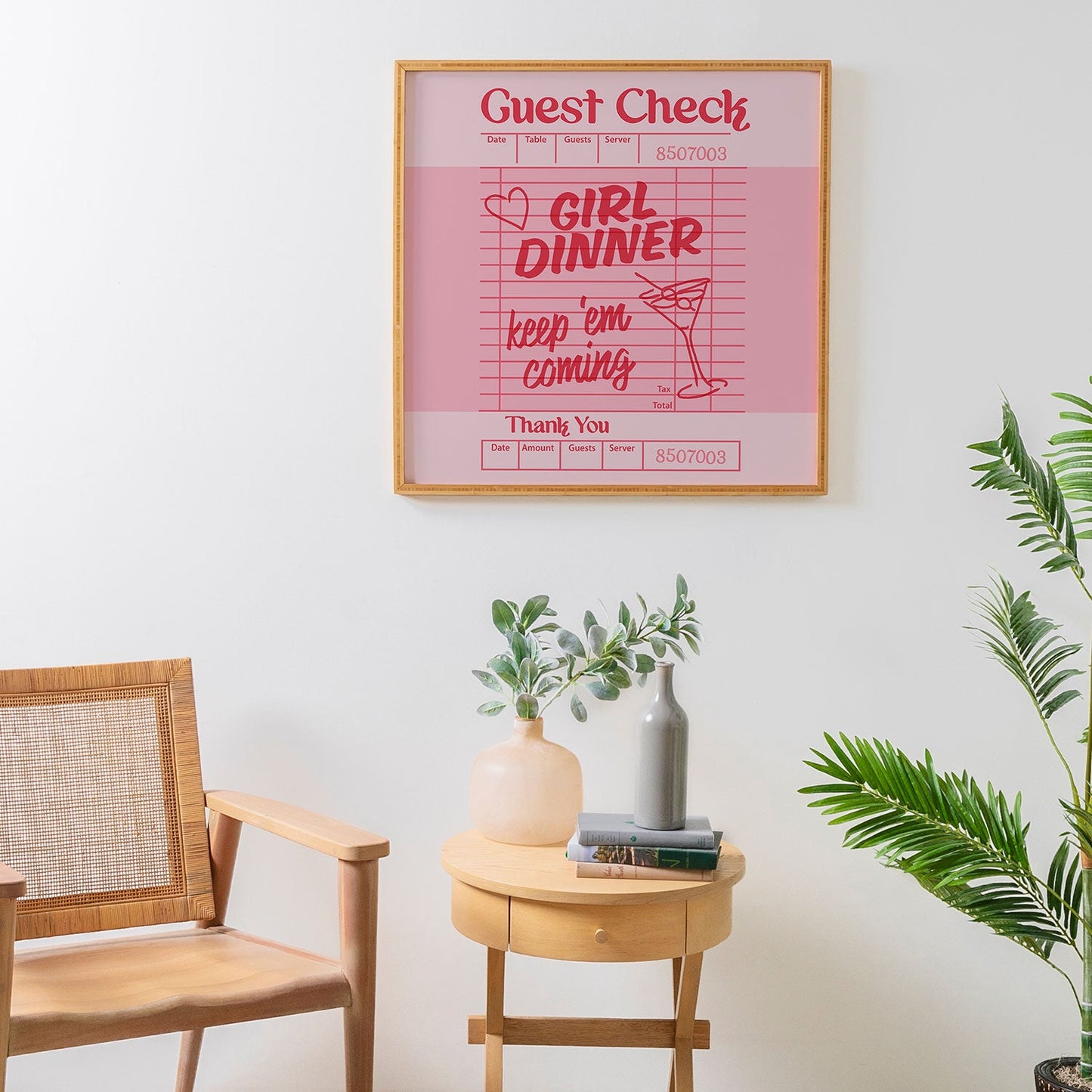 Heather Dutton Guest Check Keep Em Coming Framed Wall Art
