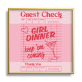 Heather Dutton Guest Check Keep Em Coming Square Metal Framed Art Print