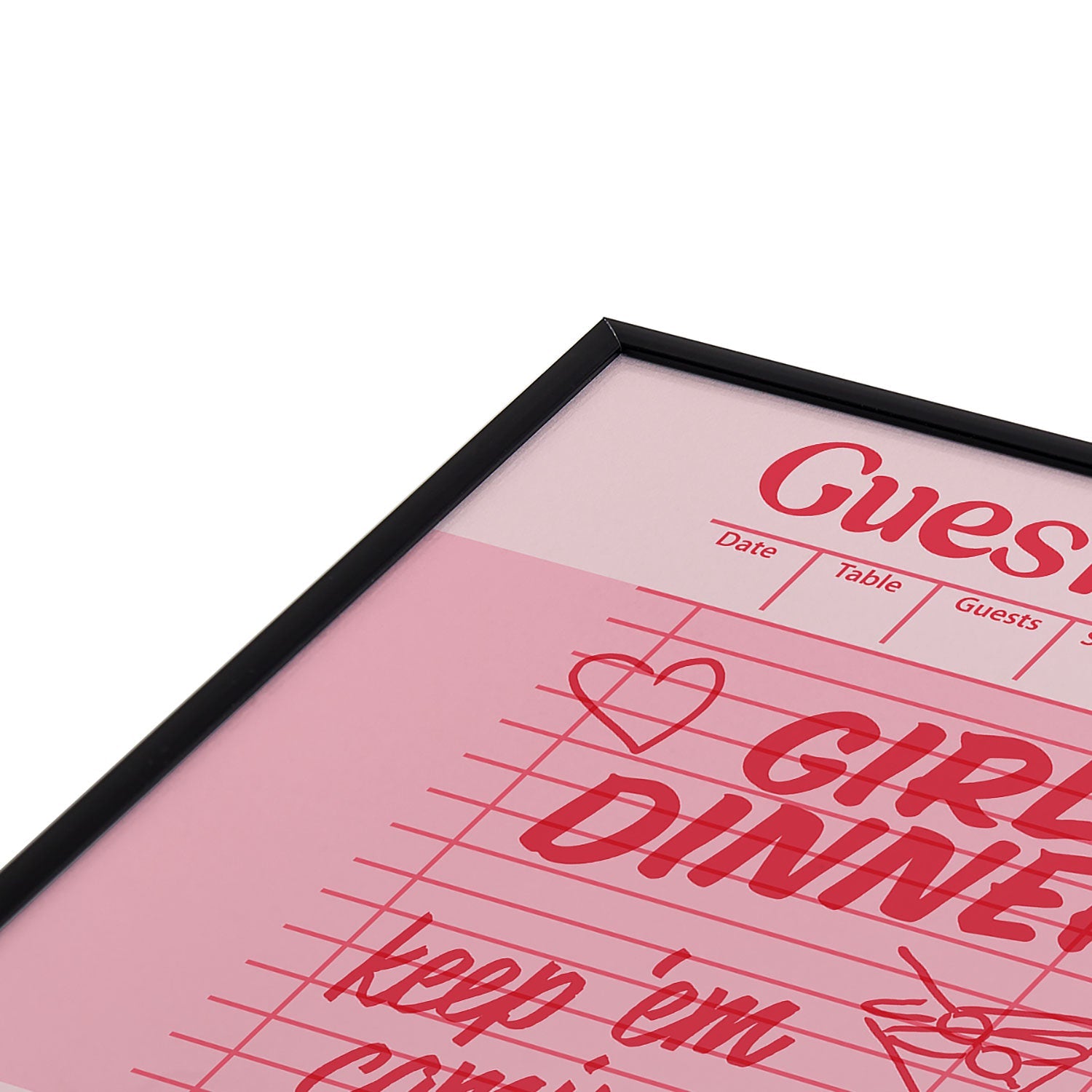 Heather Dutton Guest Check Keep Em Coming Square Metal Framed Art Print