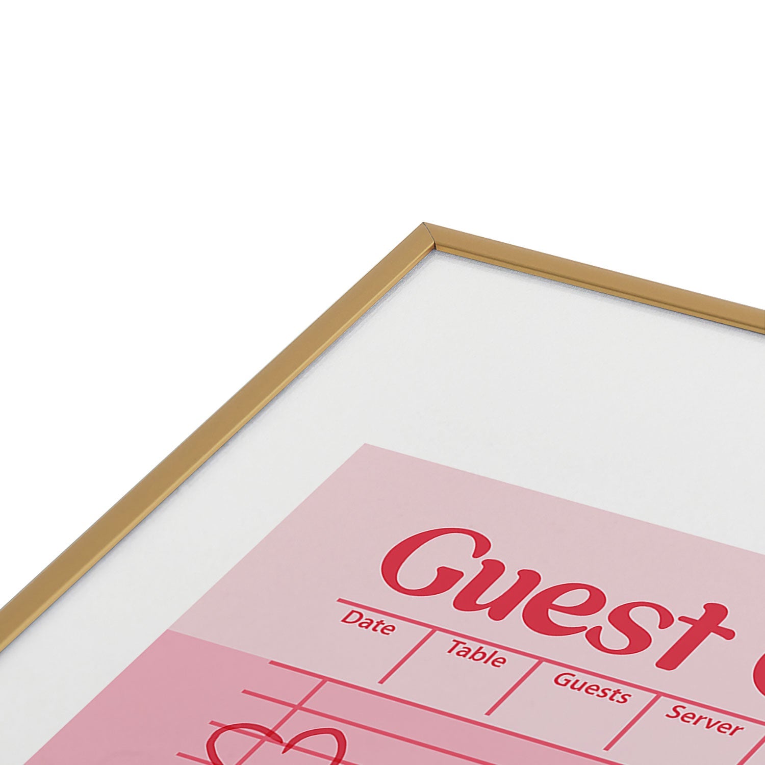 Heather Dutton Guest Check Keep Em Coming Metal Framed Art Print