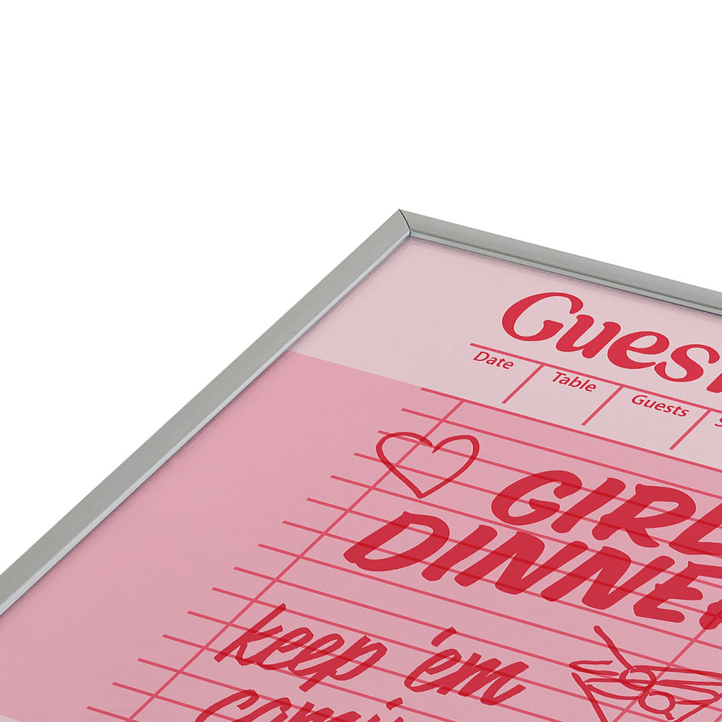 Heather Dutton Guest Check Keep Em Coming Square Metal Framed Art Print