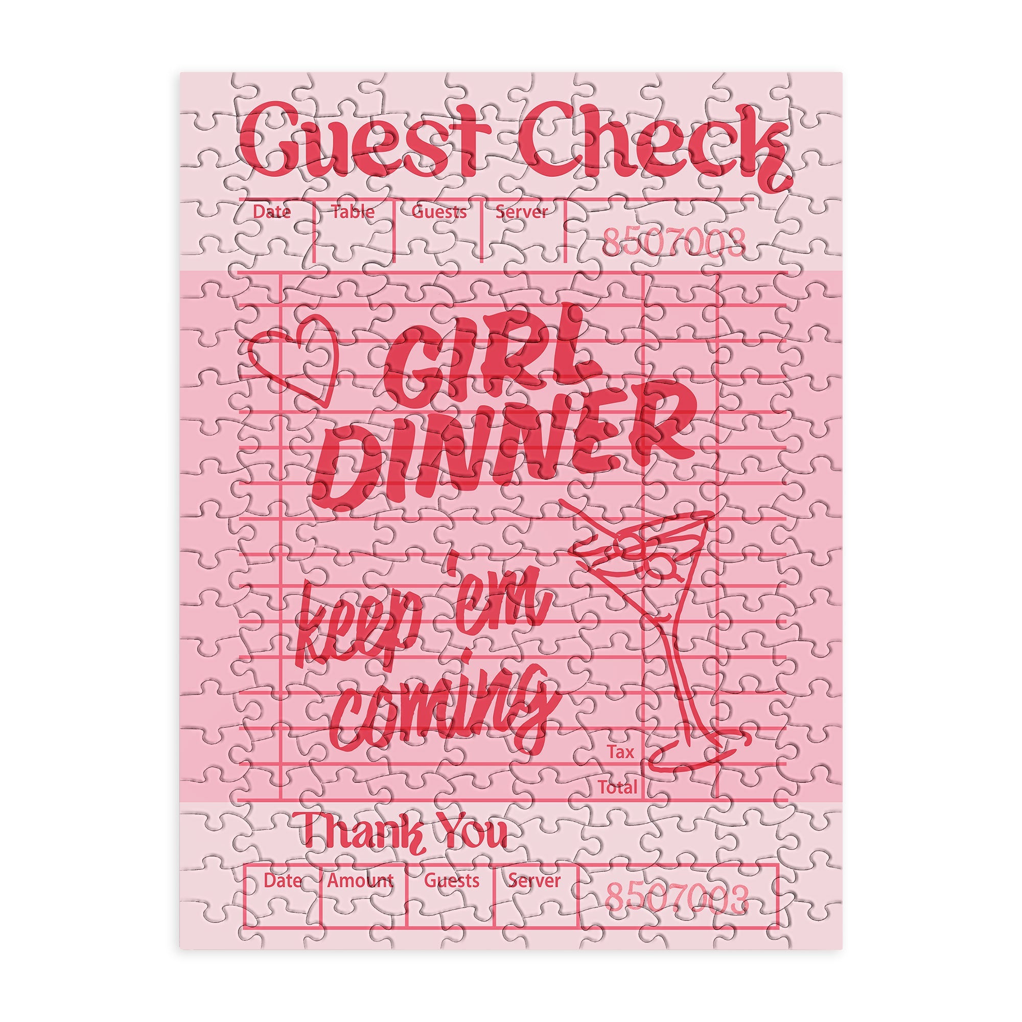 Heather Dutton Guest Check Keep Em Coming Puzzle