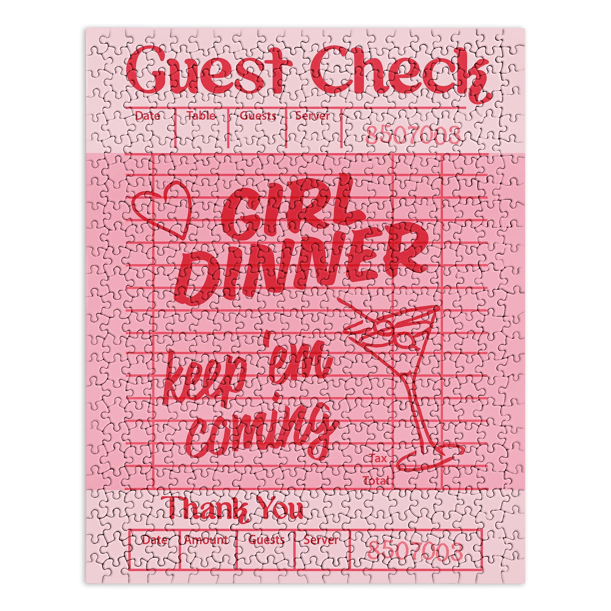 Heather Dutton Guest Check Keep Em Coming Puzzle