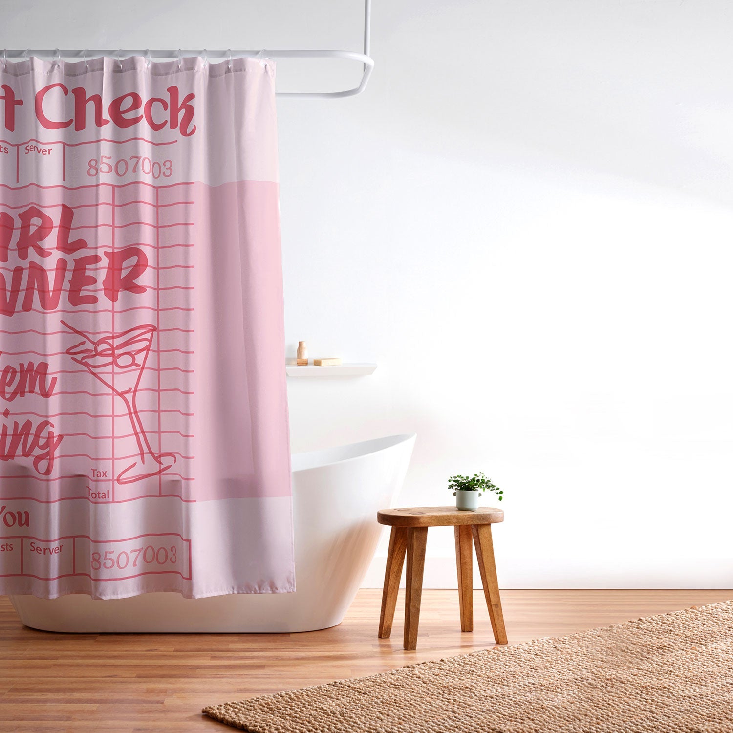 Heather Dutton Guest Check Keep Em Coming Shower Curtain