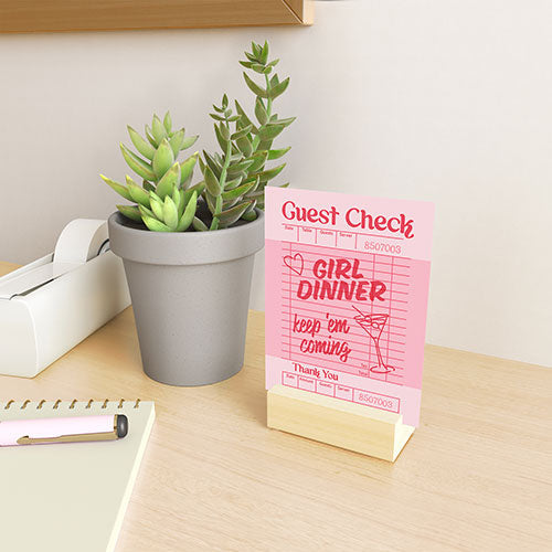 Heather Dutton Guest Check Keep Em Coming Mini Art Print