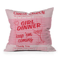 Heather Dutton Guest Check Keep Em Coming Outdoor Throw Pillow