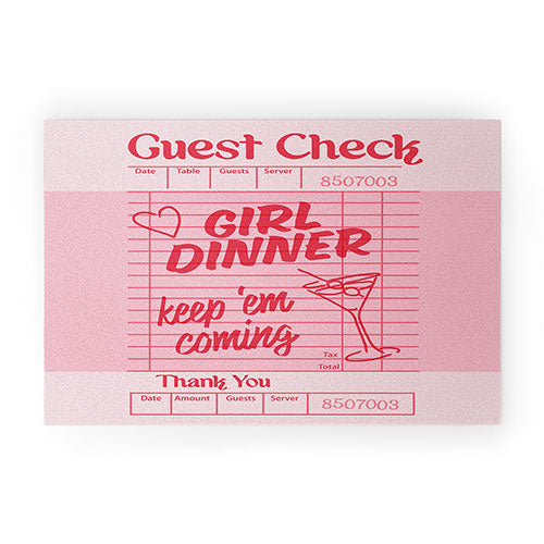 Heather Dutton Guest Check Keep Em Coming Welcome Mat
