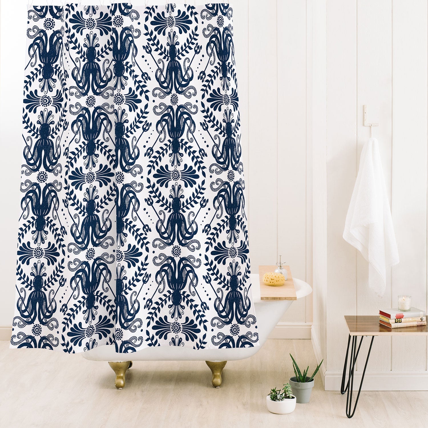 Heather Dutton Mythos Oceanic Shower Curtain