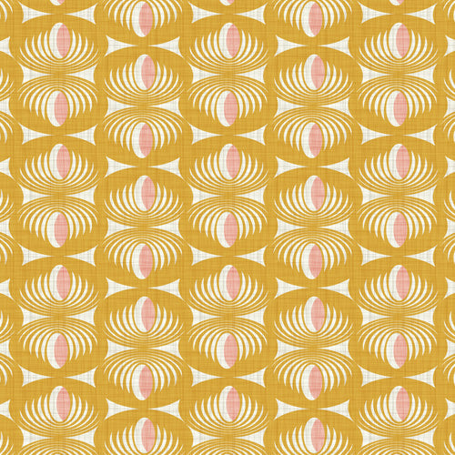 Heather Dutton Oculus Yellow Shower Curtain
