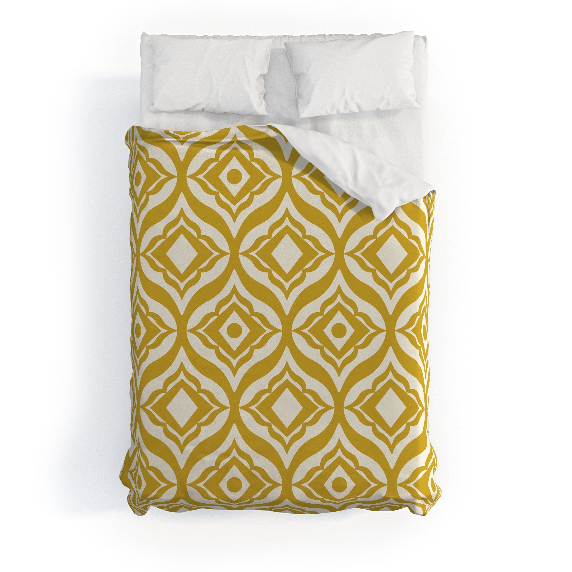 Heather Dutton Trevino Yellow Duvet Cover