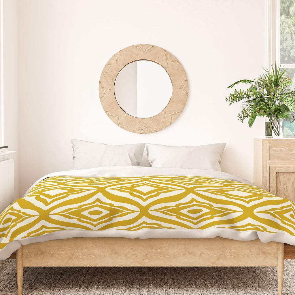 Heather Dutton Trevino Yellow Duvet Cover