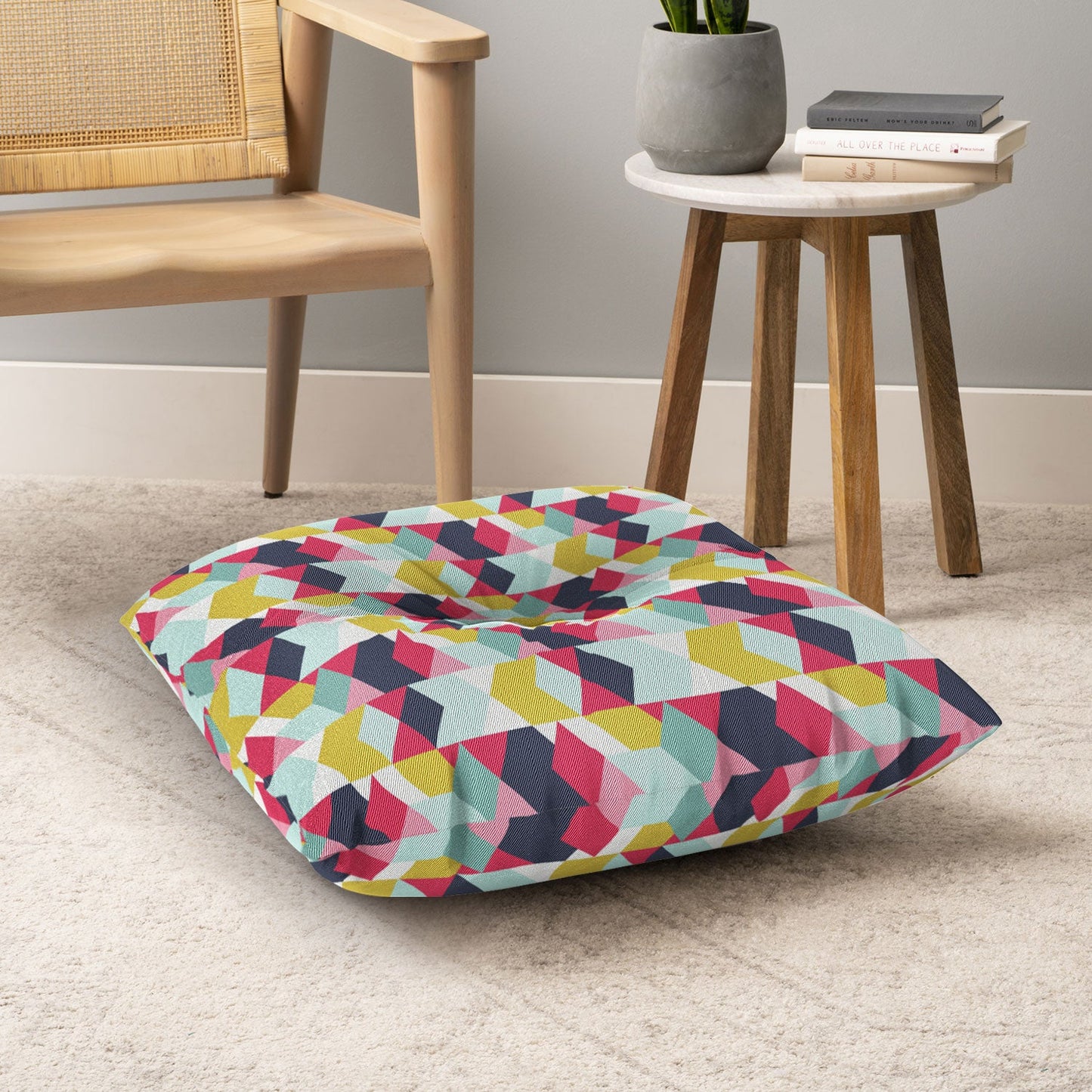 Heather Dutton Tribeca Nightlife Floor Pillow Square