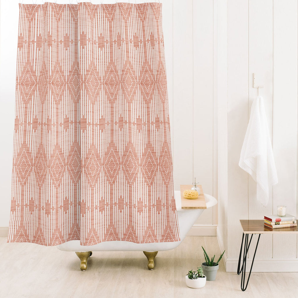 Heather Dutton West End Blush Shower Curtain