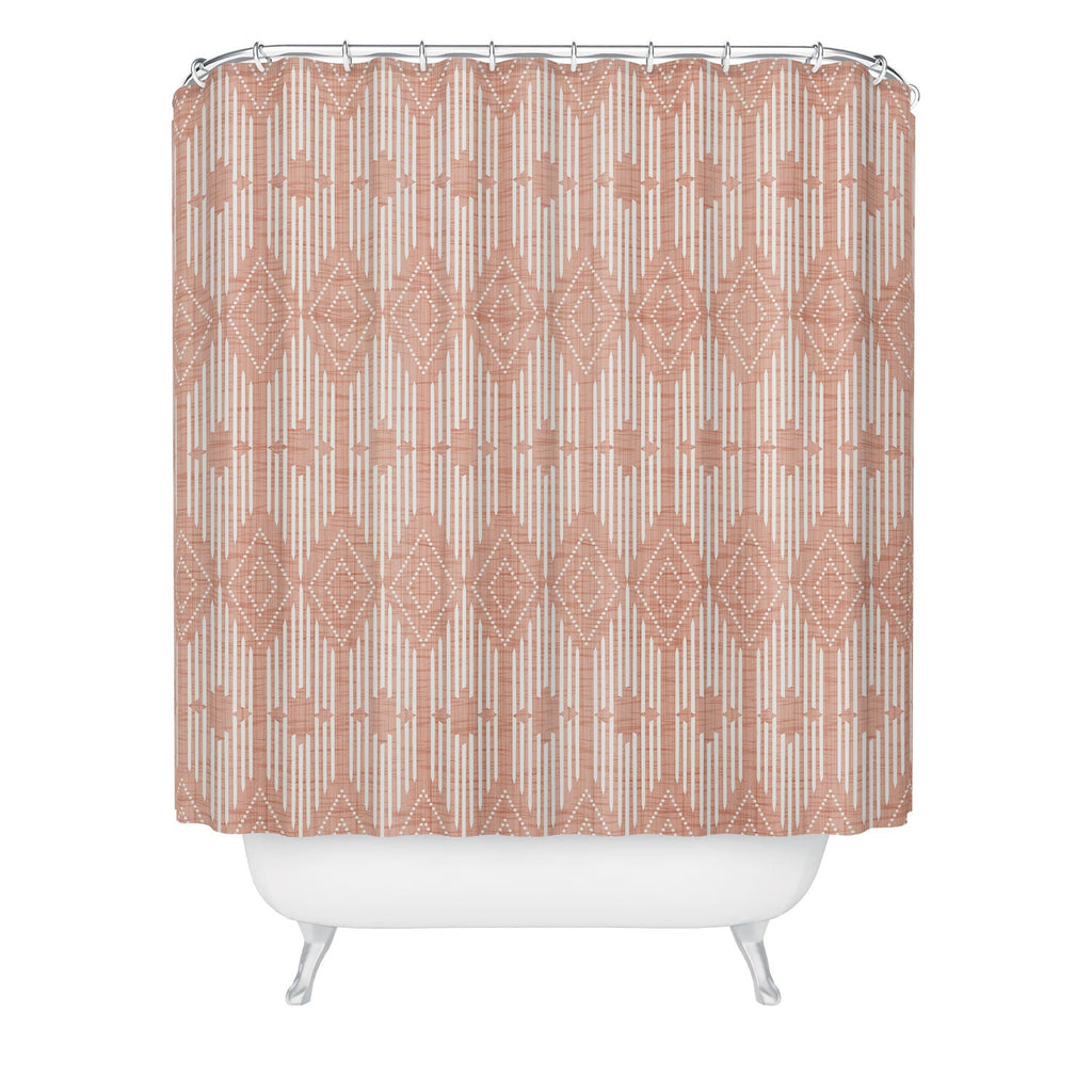 Heather Dutton West End Blush Shower Curtain