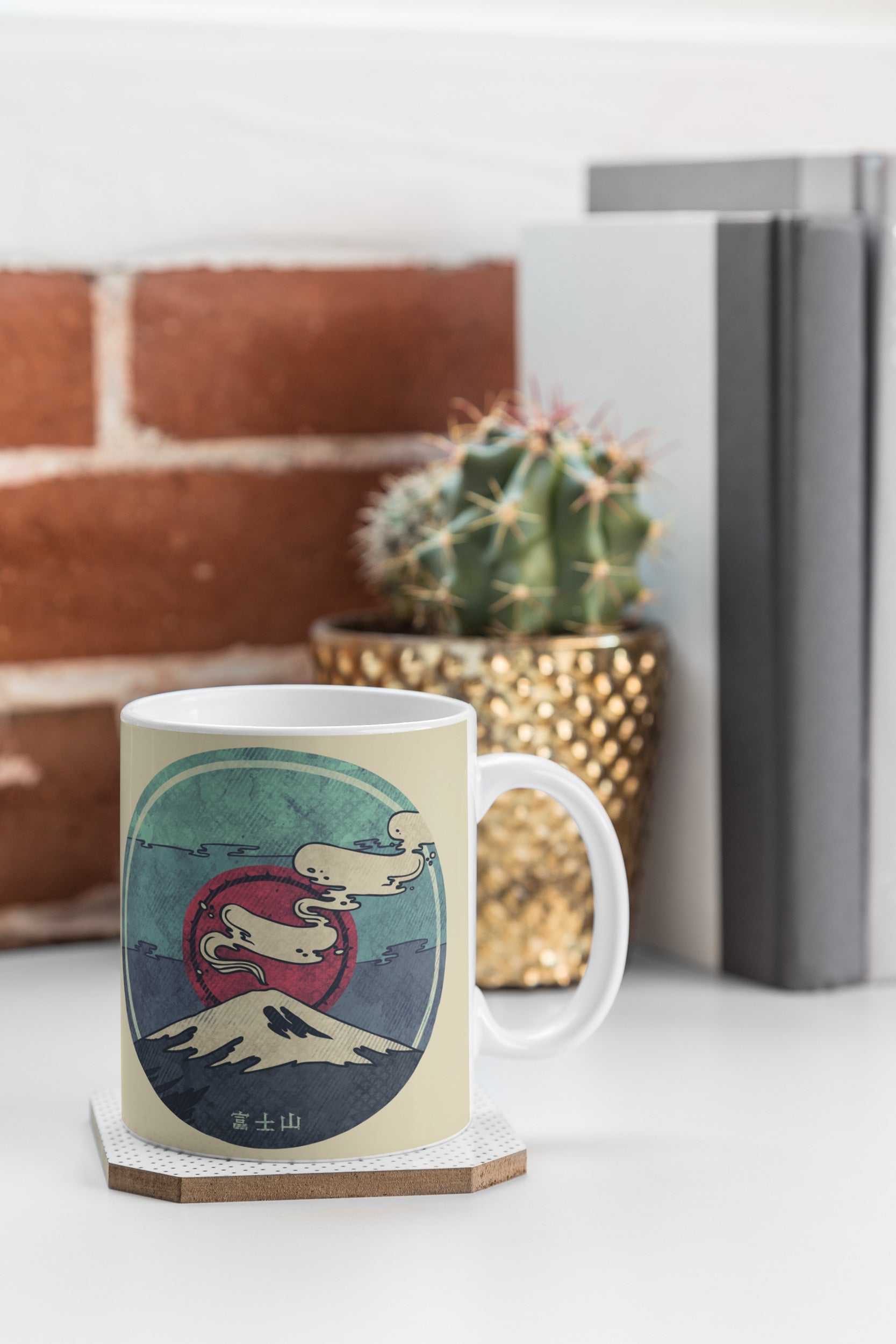 Hector Mansilla Fuji Coffee Mug