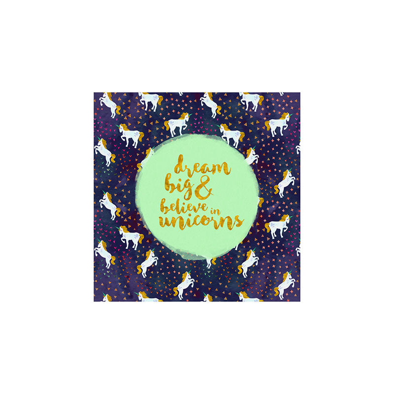 Hello Sayang Believe in Unicorns Art Print