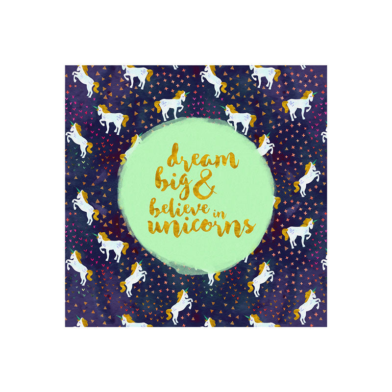 Hello Sayang Believe in Unicorns Art Print