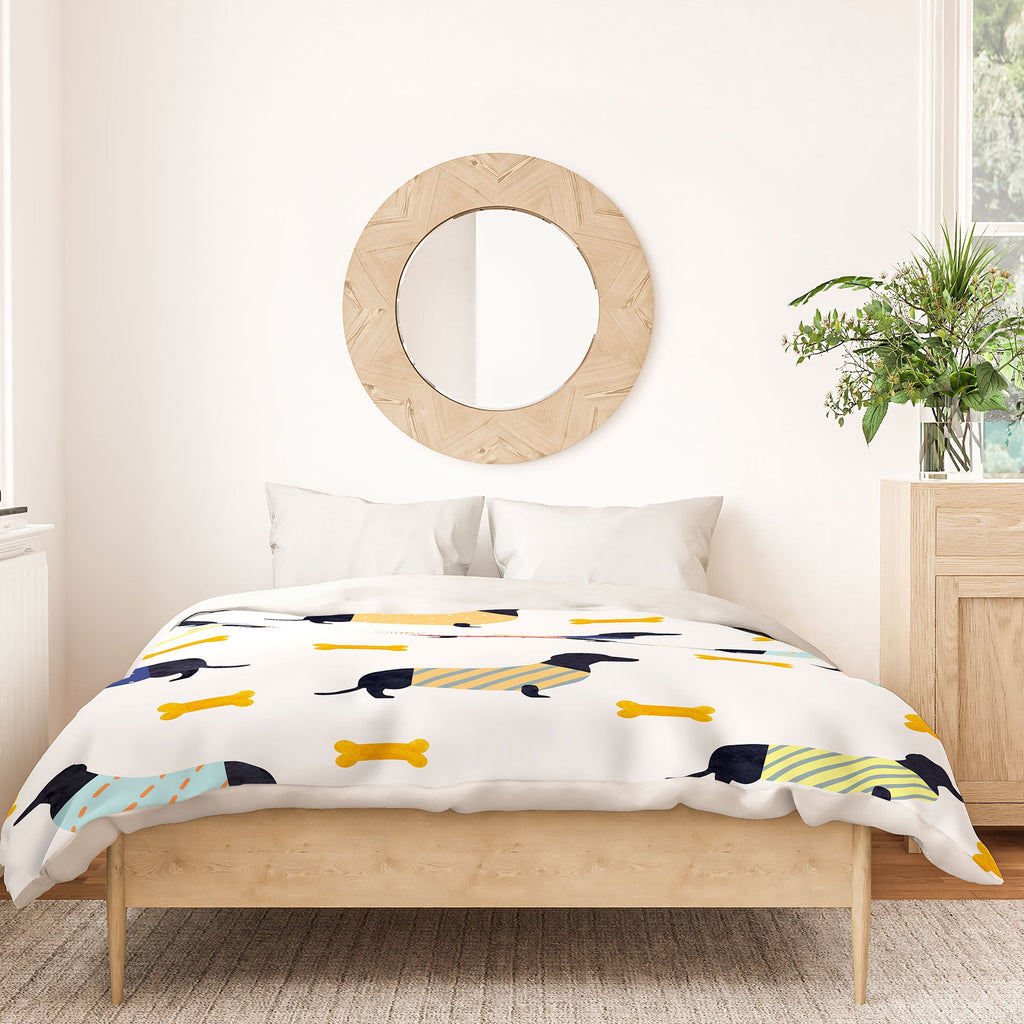 Hello Sayang Doggies Duvet Cover