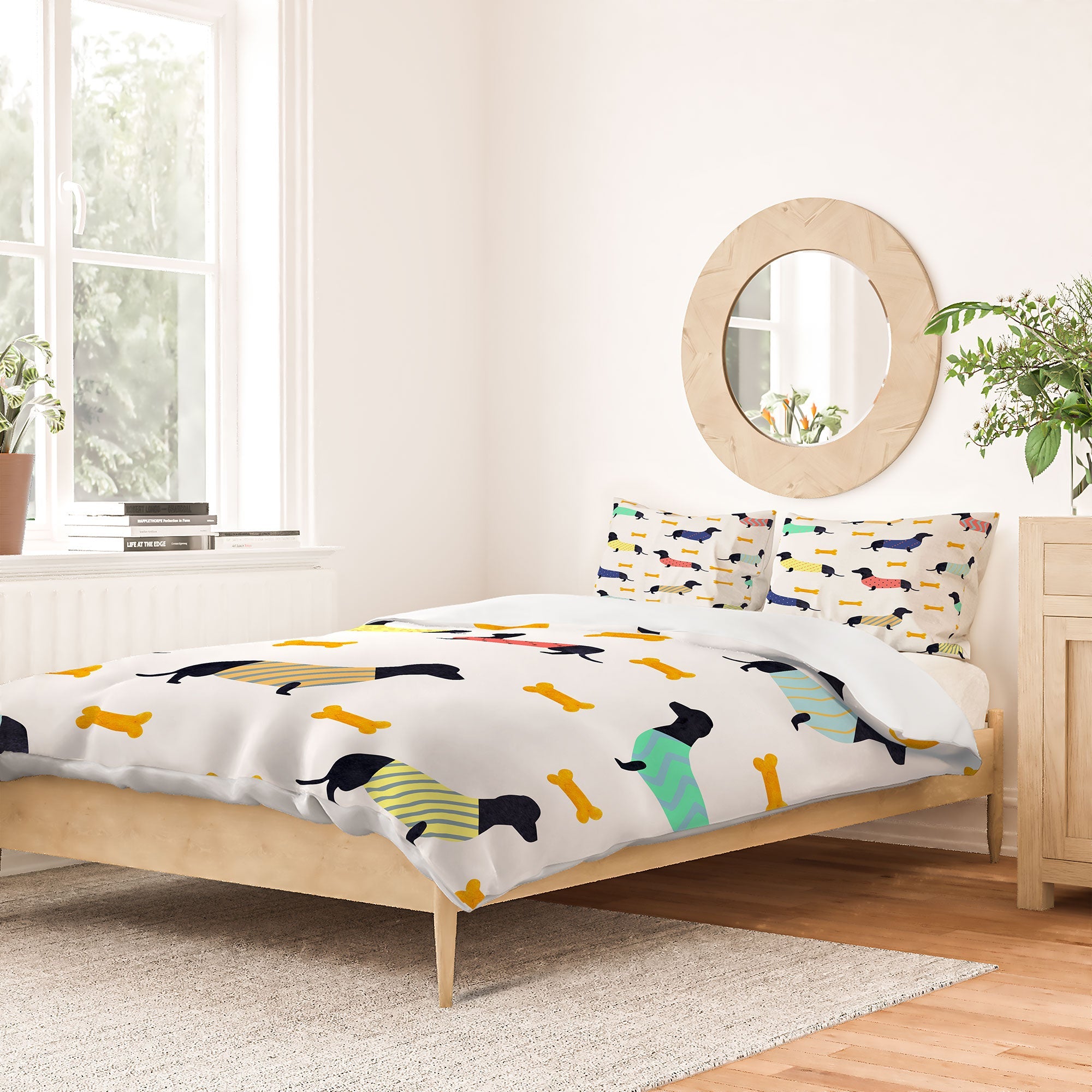 Hello Sayang Doggies Duvet Cover