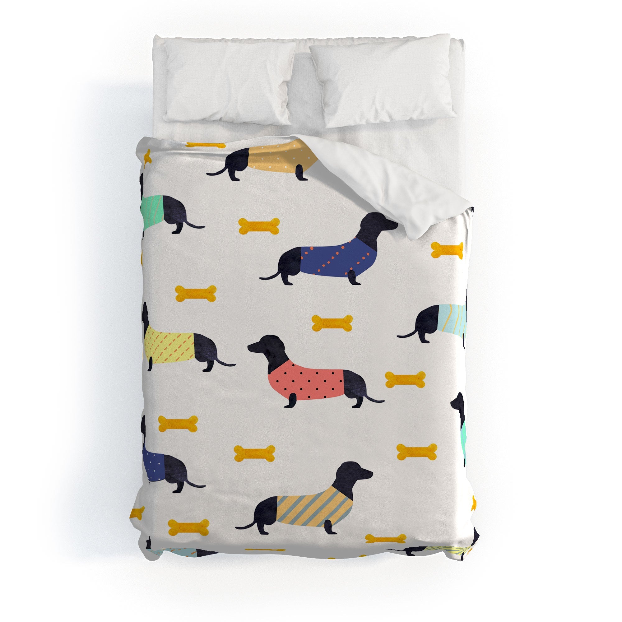 Hello Sayang Doggies Duvet Cover