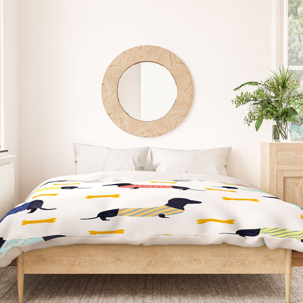 Hello Sayang Doggies Duvet Cover