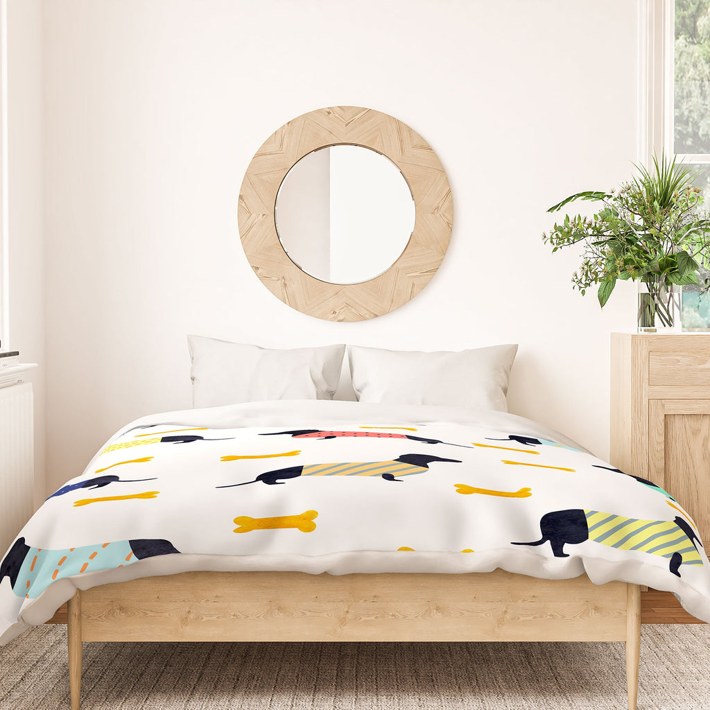 Hello Sayang Doggies Duvet Cover