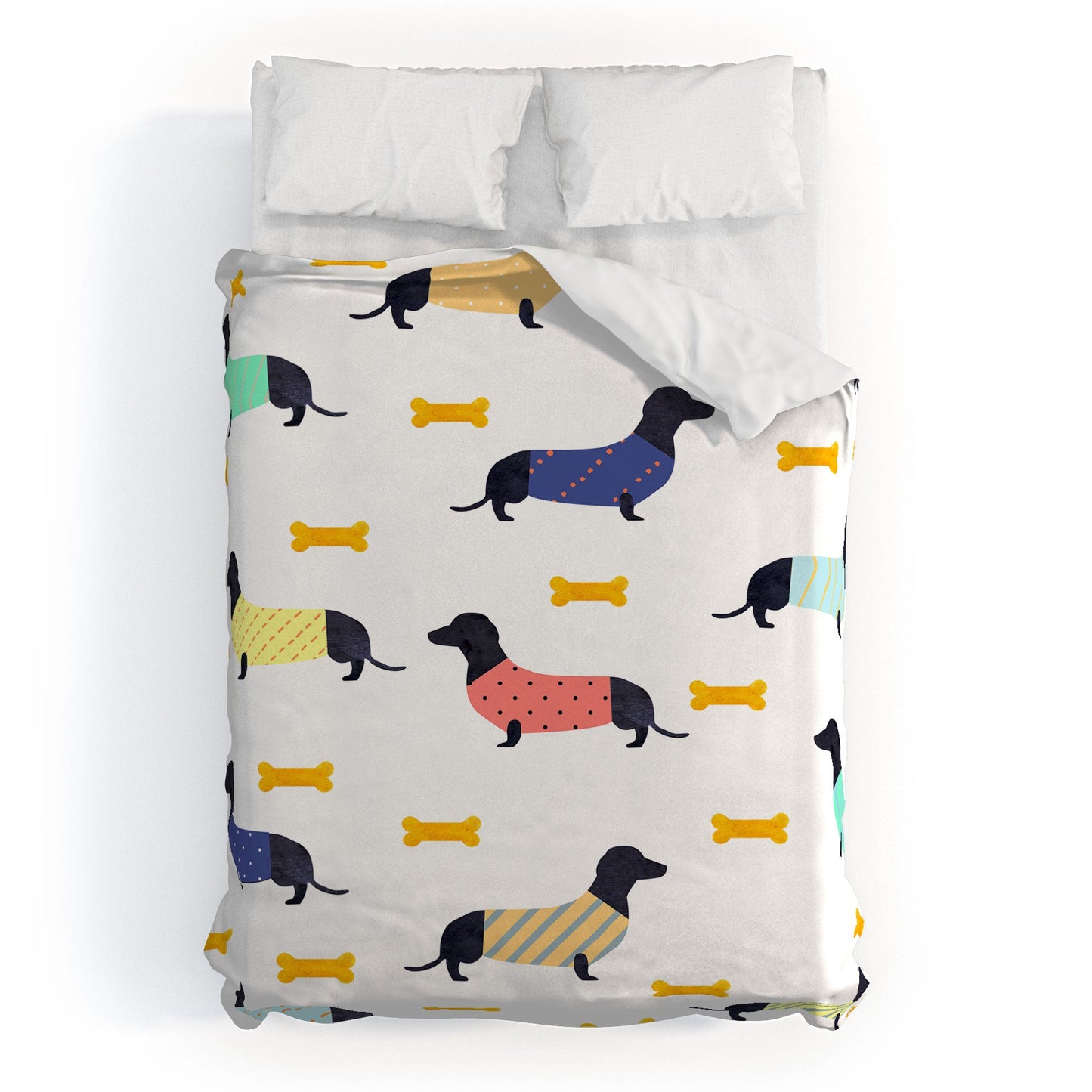 Hello Sayang Doggies Duvet Cover