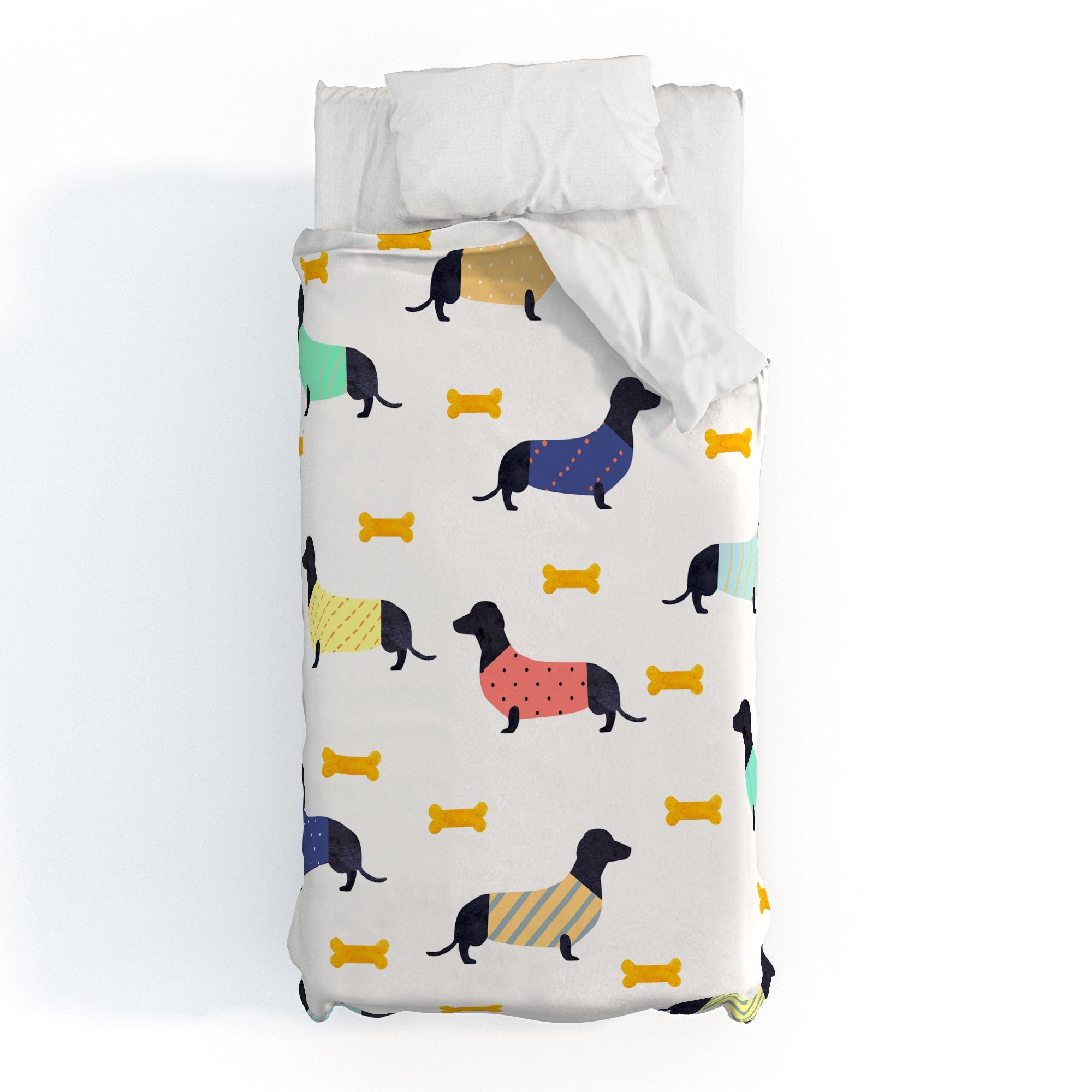 Hello Sayang Doggies Duvet Cover