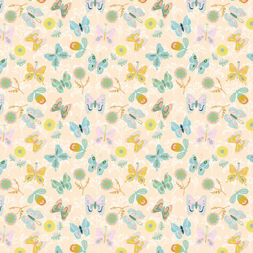 Hello Sayang Summer Butterflies Shower Curtain