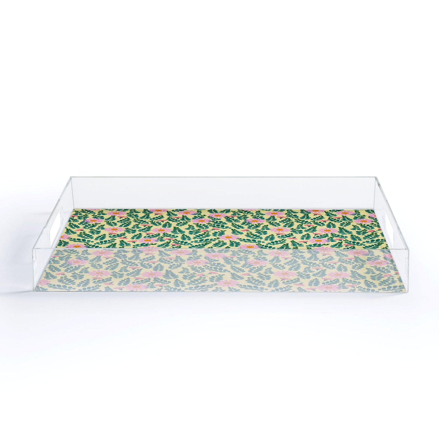 Hello Sayang Wild Daisies Yellow Acrylic Tray