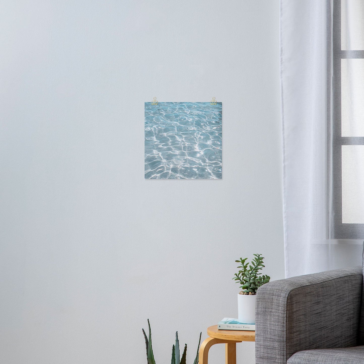 Henrike Schenk - Travel Photography Crystal Clear Blue Water Photo Art Print