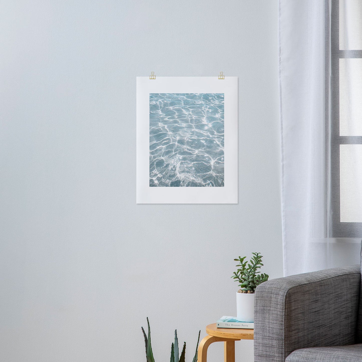 Henrike Schenk - Travel Photography Crystal Clear Blue Water Photo Art Print