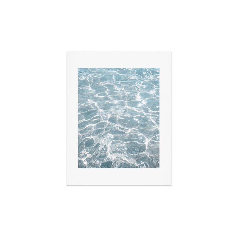 Henrike Schenk - Travel Photography Crystal Clear Blue Water Photo Art Print