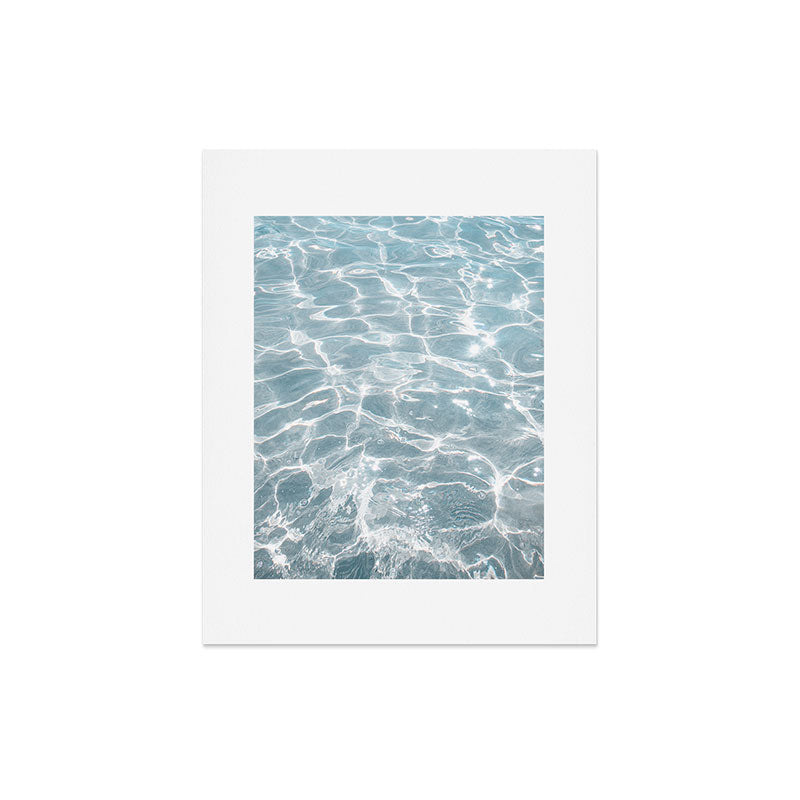 Henrike Schenk - Travel Photography Crystal Clear Blue Water Photo Art Print