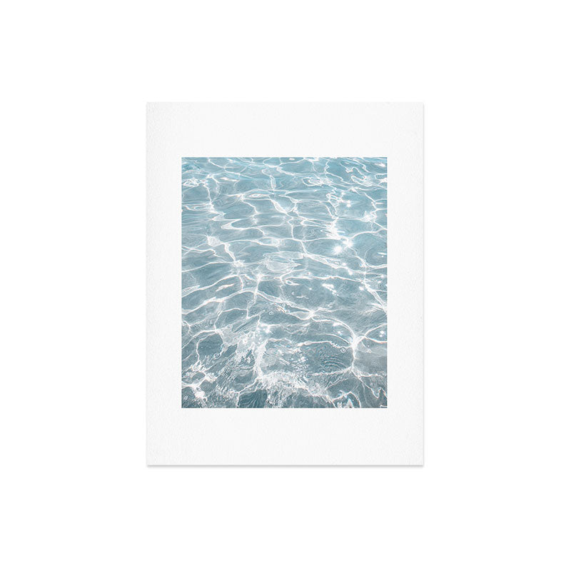 Henrike Schenk - Travel Photography Crystal Clear Blue Water Photo Art Print