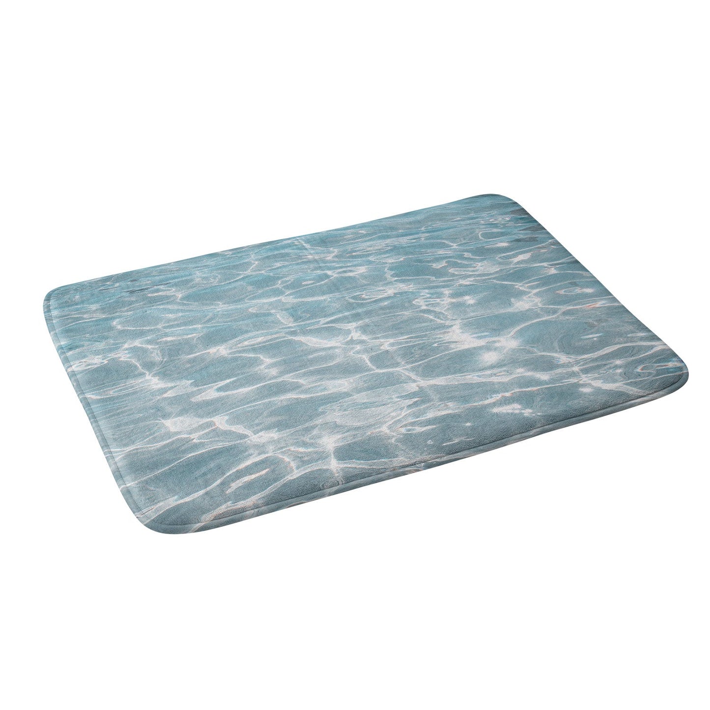 Henrike Schenk - Travel Photography Crystal Clear Blue Water Photo Memory Foam Bath Mat