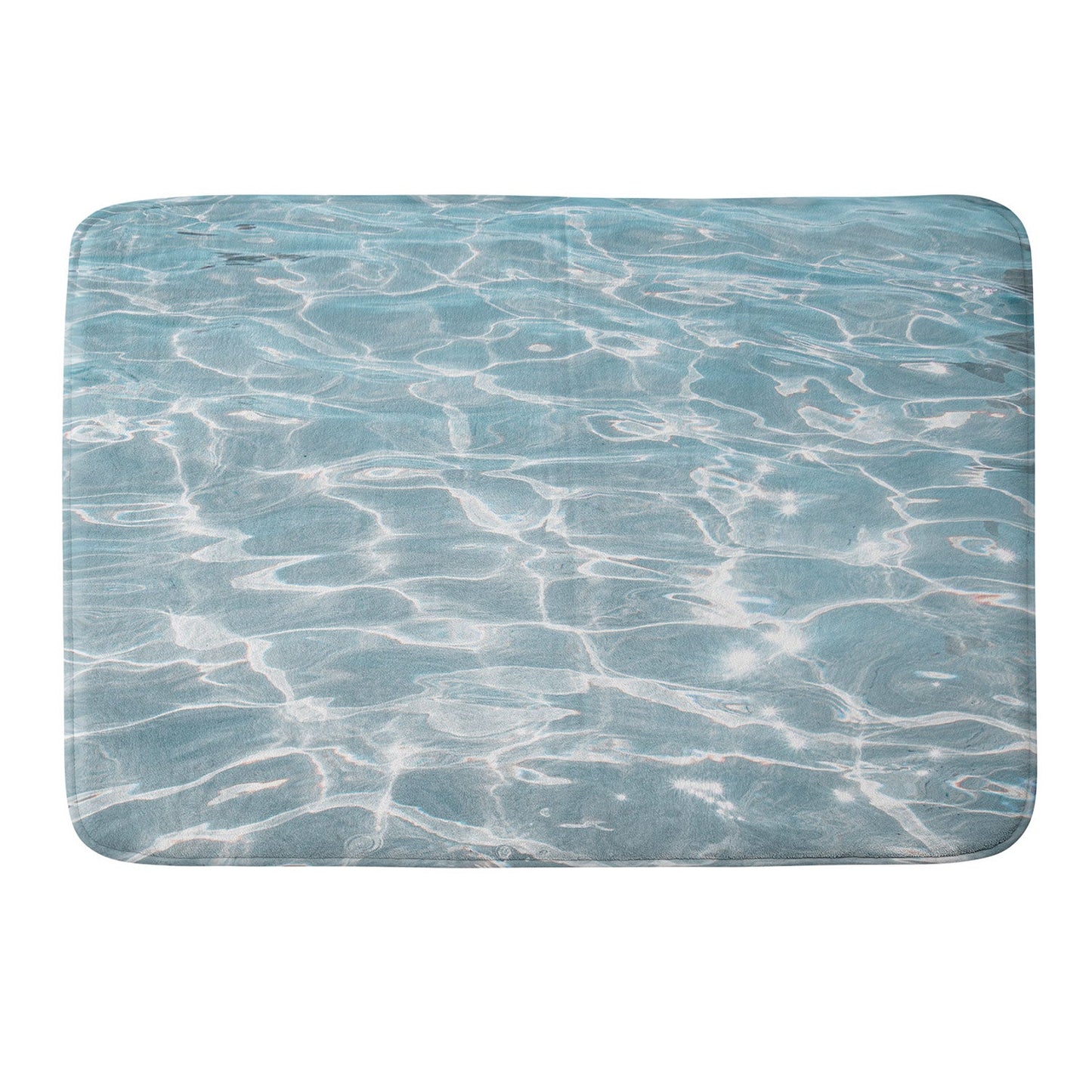 Henrike Schenk - Travel Photography Crystal Clear Blue Water Photo Memory Foam Bath Mat