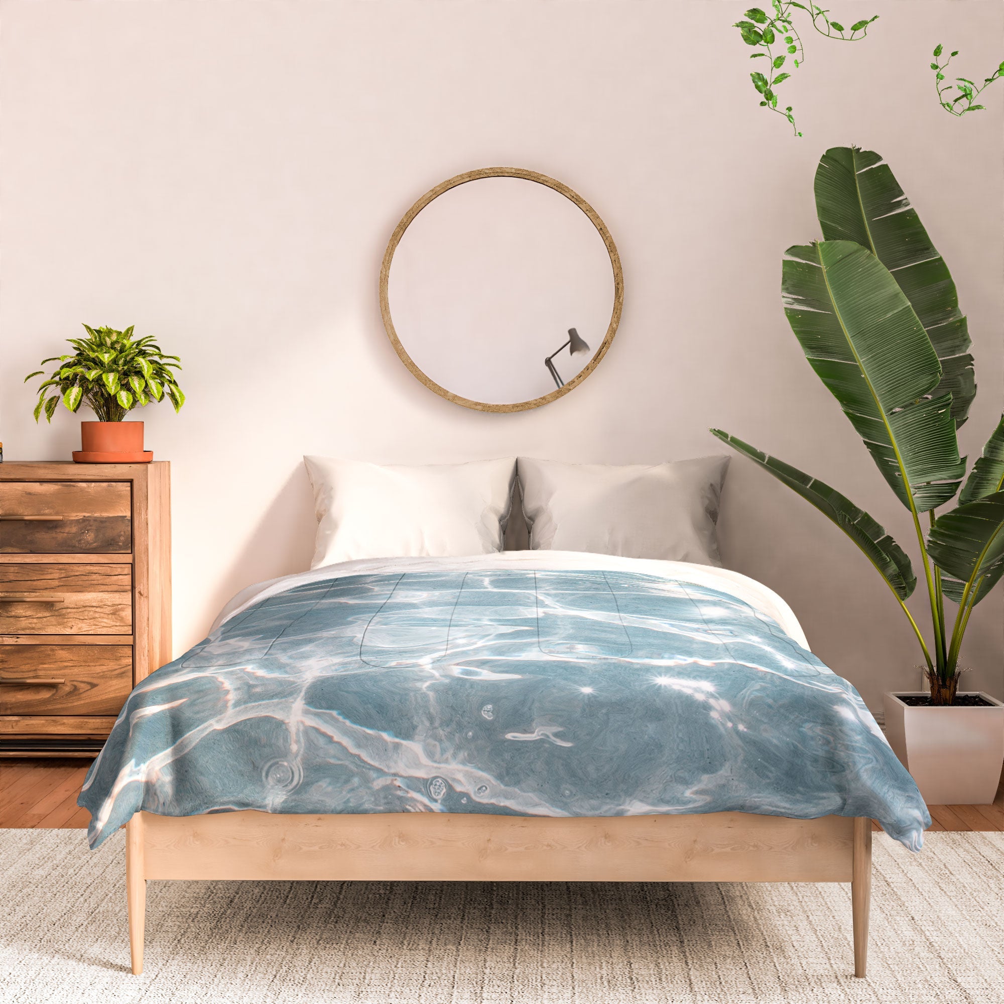 Henrike Schenk - Travel Photography Crystal Clear Blue Water Photo Comforter