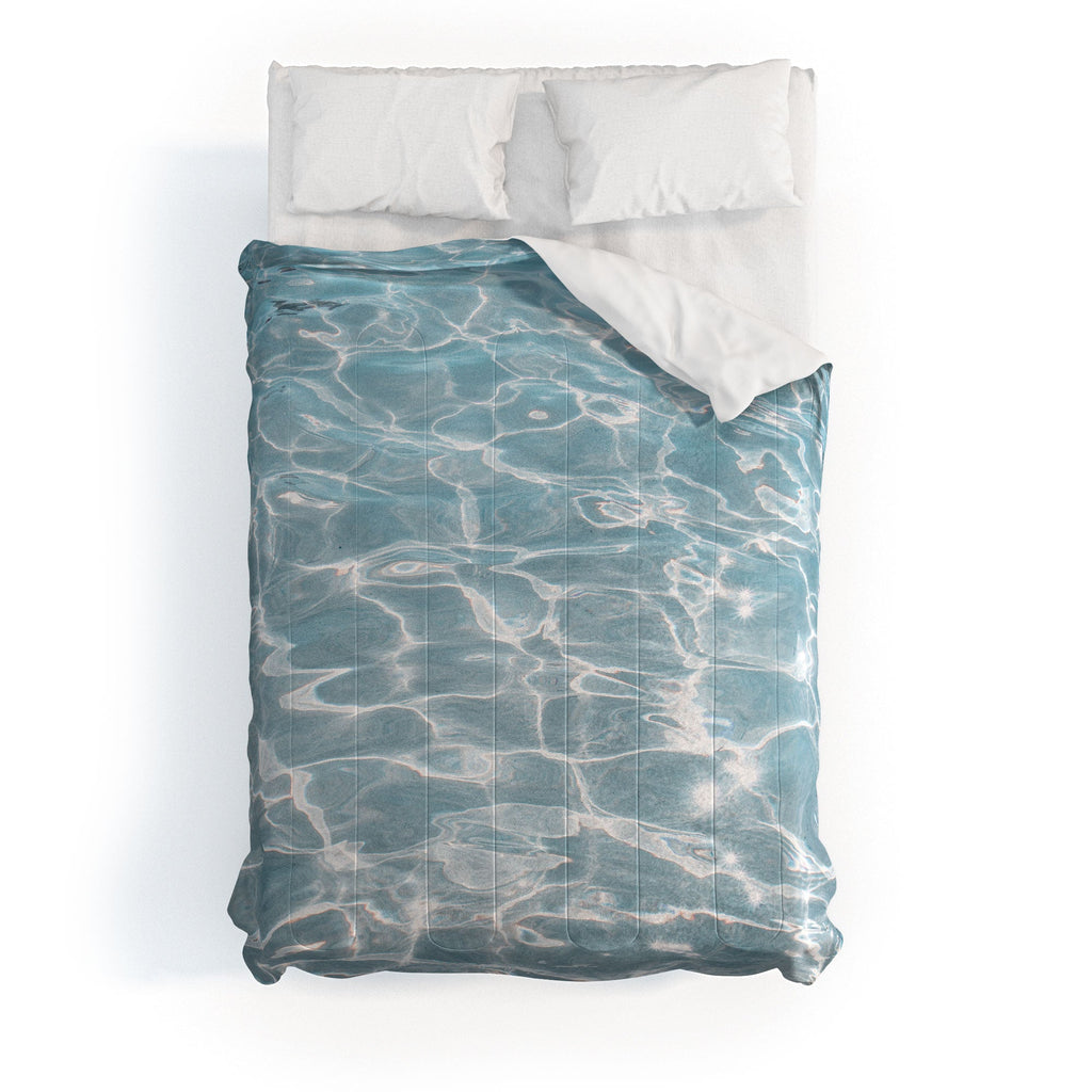 Henrike Schenk - Travel Photography Crystal Clear Blue Water Photo Comforter