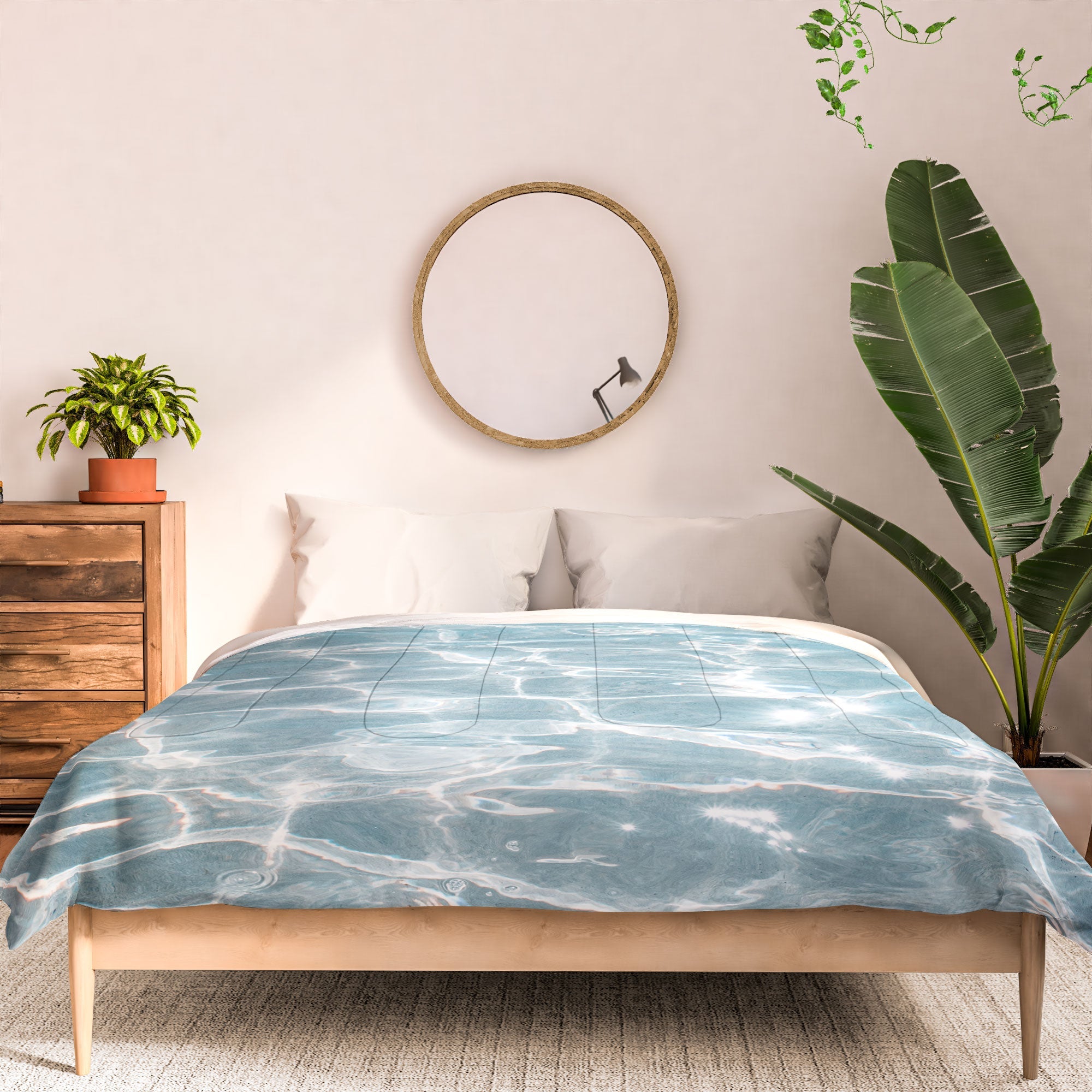 Henrike Schenk - Travel Photography Crystal Clear Blue Water Photo Comforter