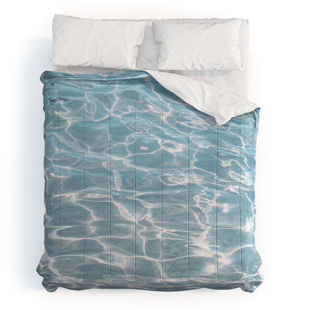 Henrike Schenk - Travel Photography Crystal Clear Blue Water Photo Comforter