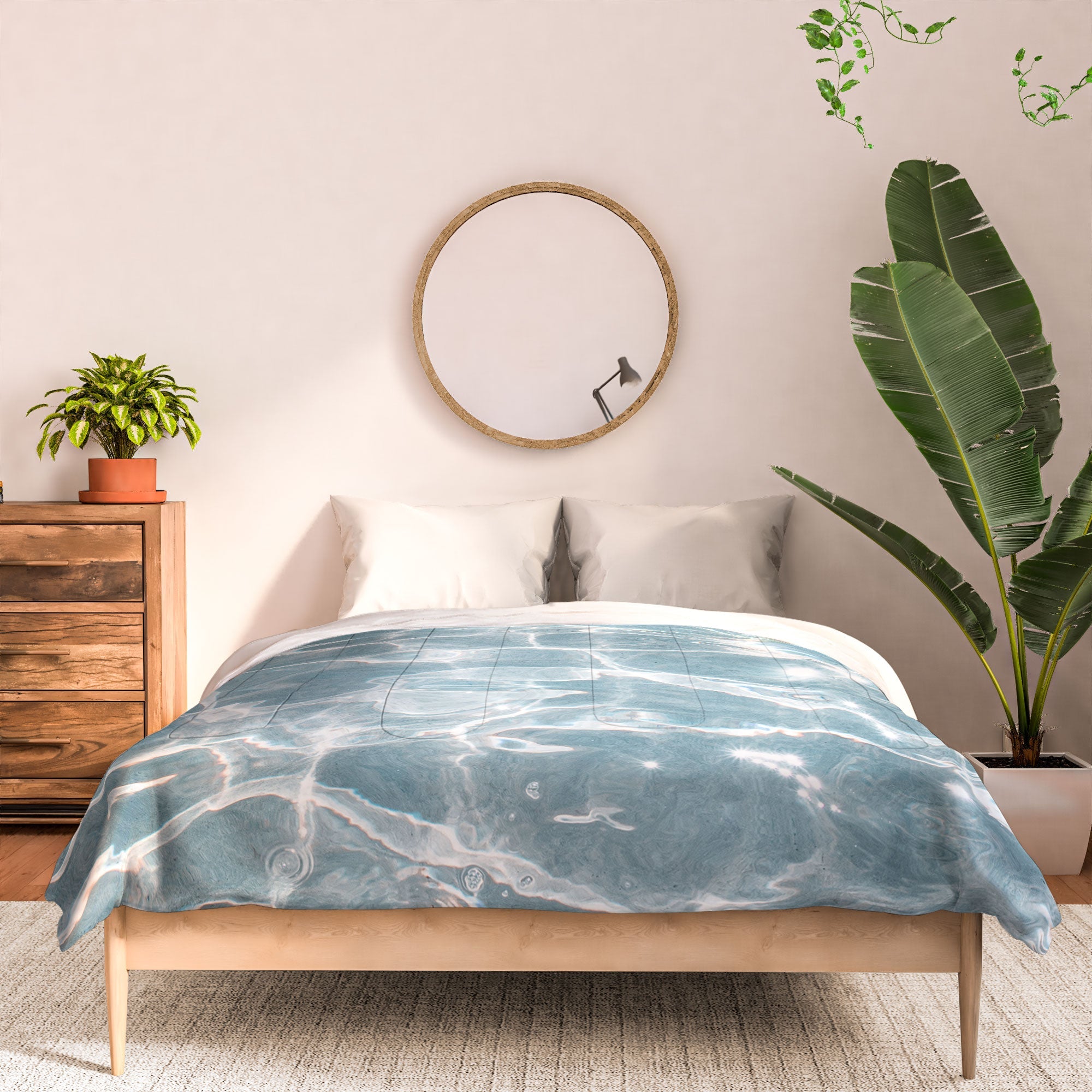 Henrike Schenk - Travel Photography Crystal Clear Blue Water Photo Comforter