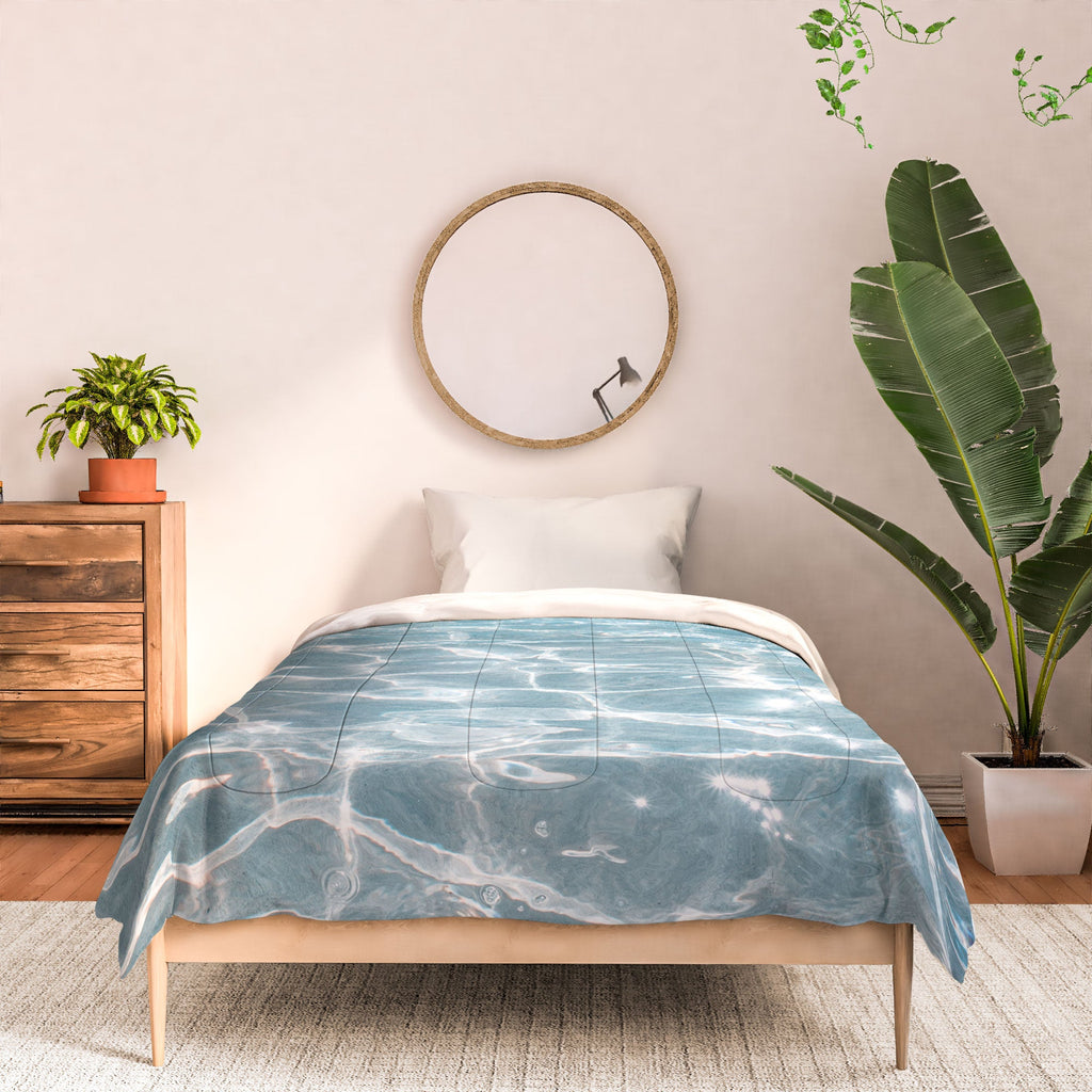 Henrike Schenk - Travel Photography Crystal Clear Blue Water Photo Comforter