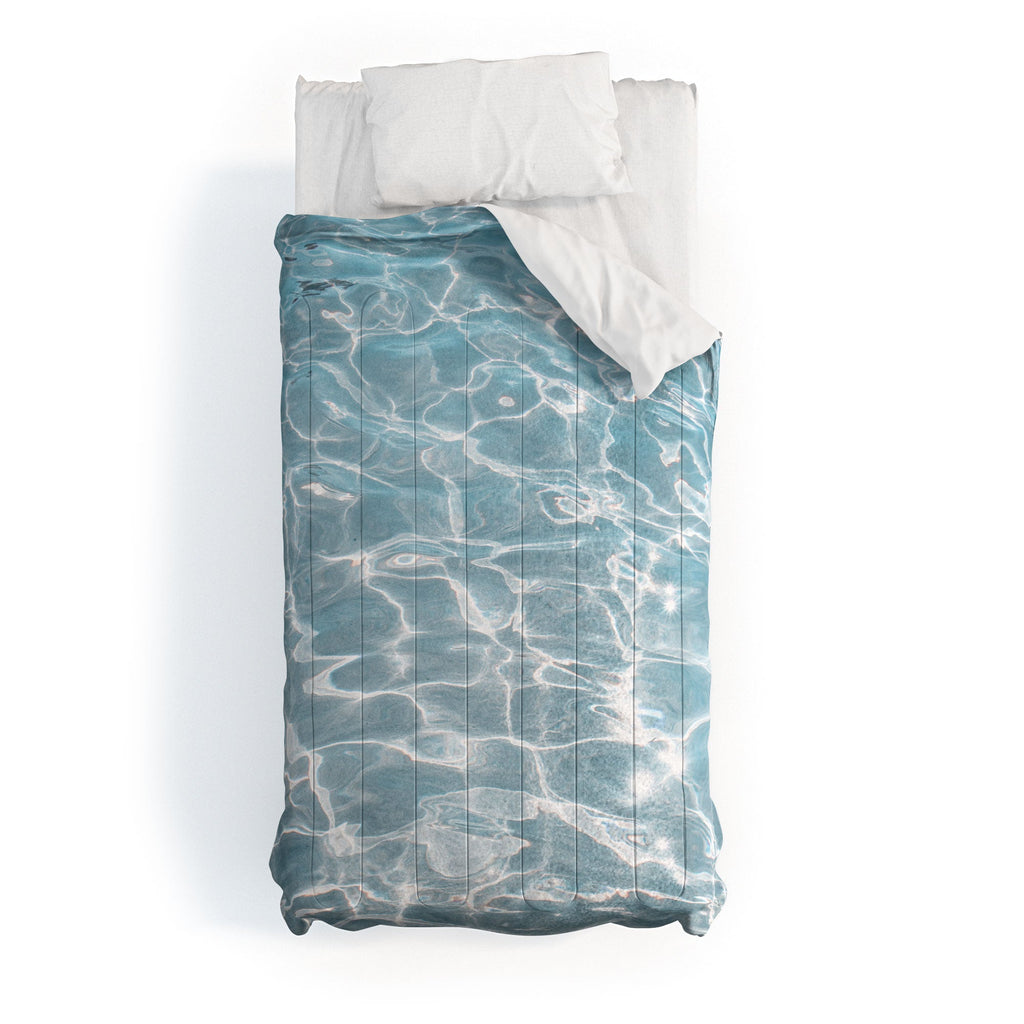 Henrike Schenk - Travel Photography Crystal Clear Blue Water Photo Comforter