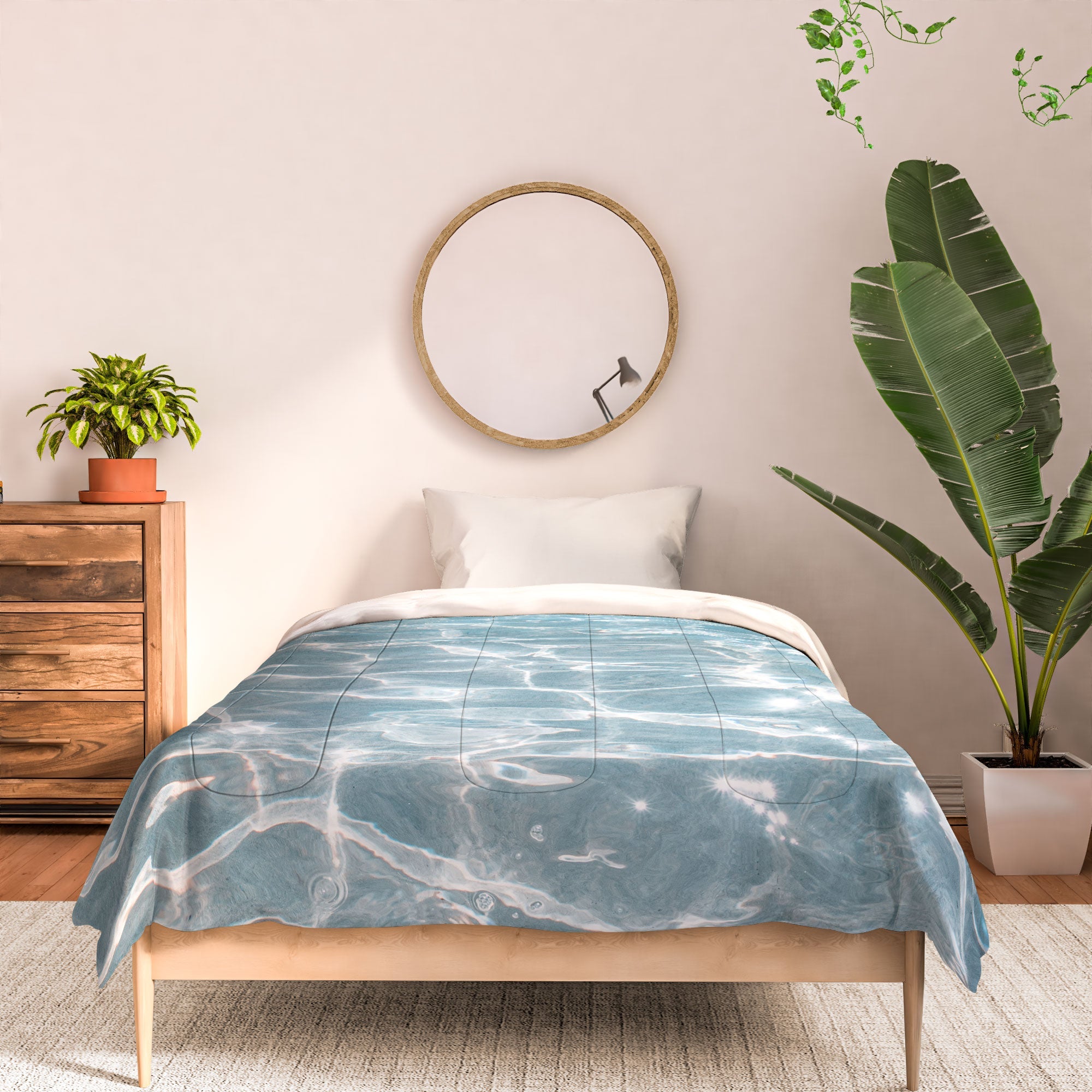 Henrike Schenk - Travel Photography Crystal Clear Blue Water Photo Comforter
